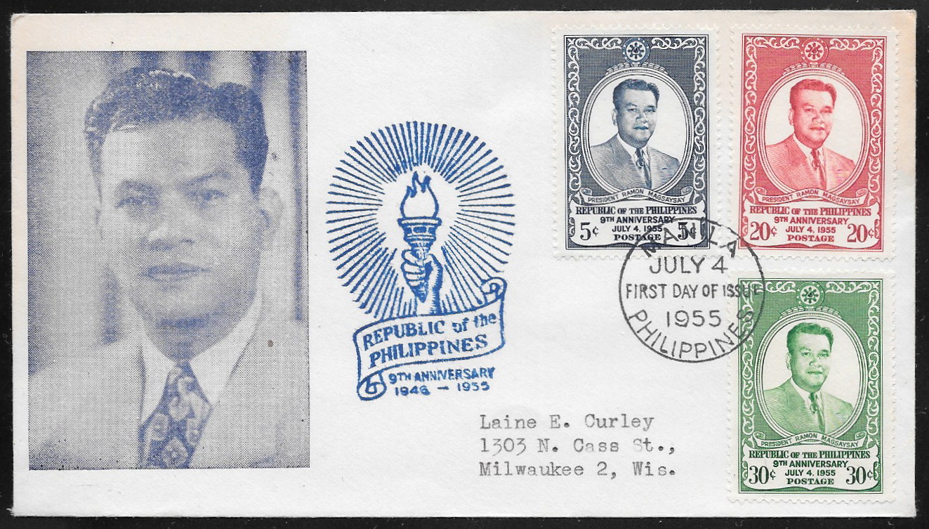 Philippines 1955 First Day Cover 